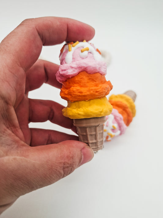 Eis Klicker – Süßer Fidget Klicker mit Schlüsselanhänger