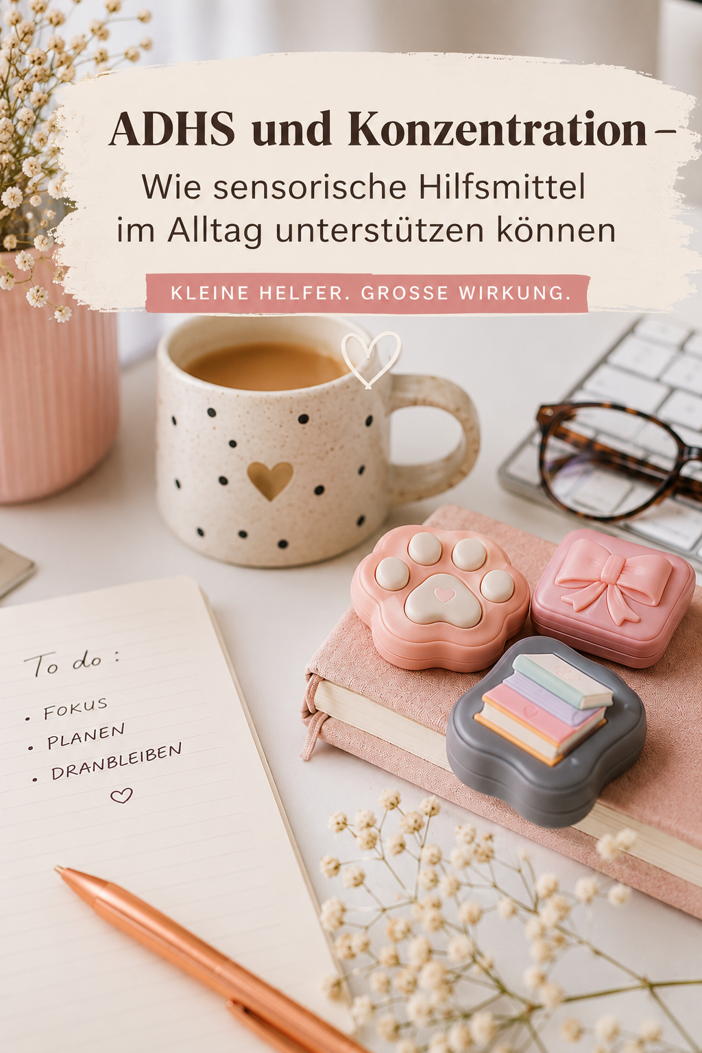 ADHS und Konzentration - Wie sensorische Hilfsmittel im Alltag unterstützen können