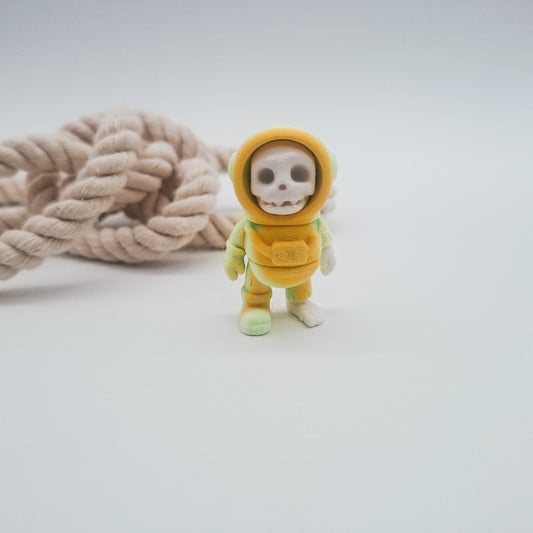 Pixel Astronautenskelett | Hanii Sammelfigur