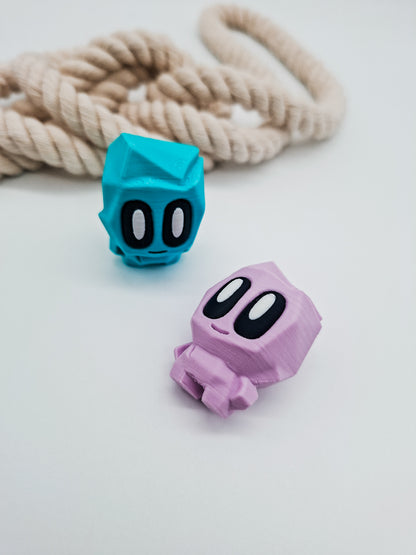 Blob Rocks Mossy – Niedliche 3D-gedruckte Sammelfigur