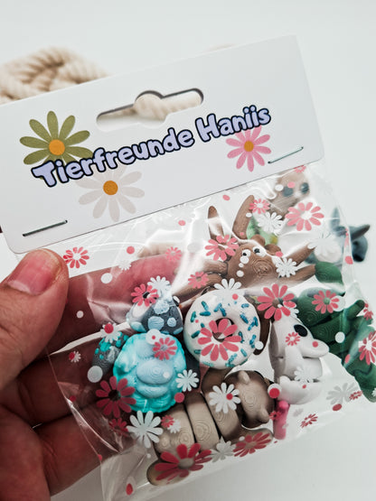 Tierfreunde Haniis – Niedliche Sammelfiguren im 3er oder 5er Set