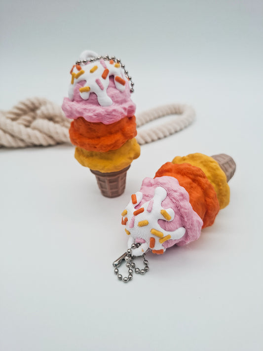 Eis Klicker – Süßer Fidget Klicker mit Schlüsselanhänger