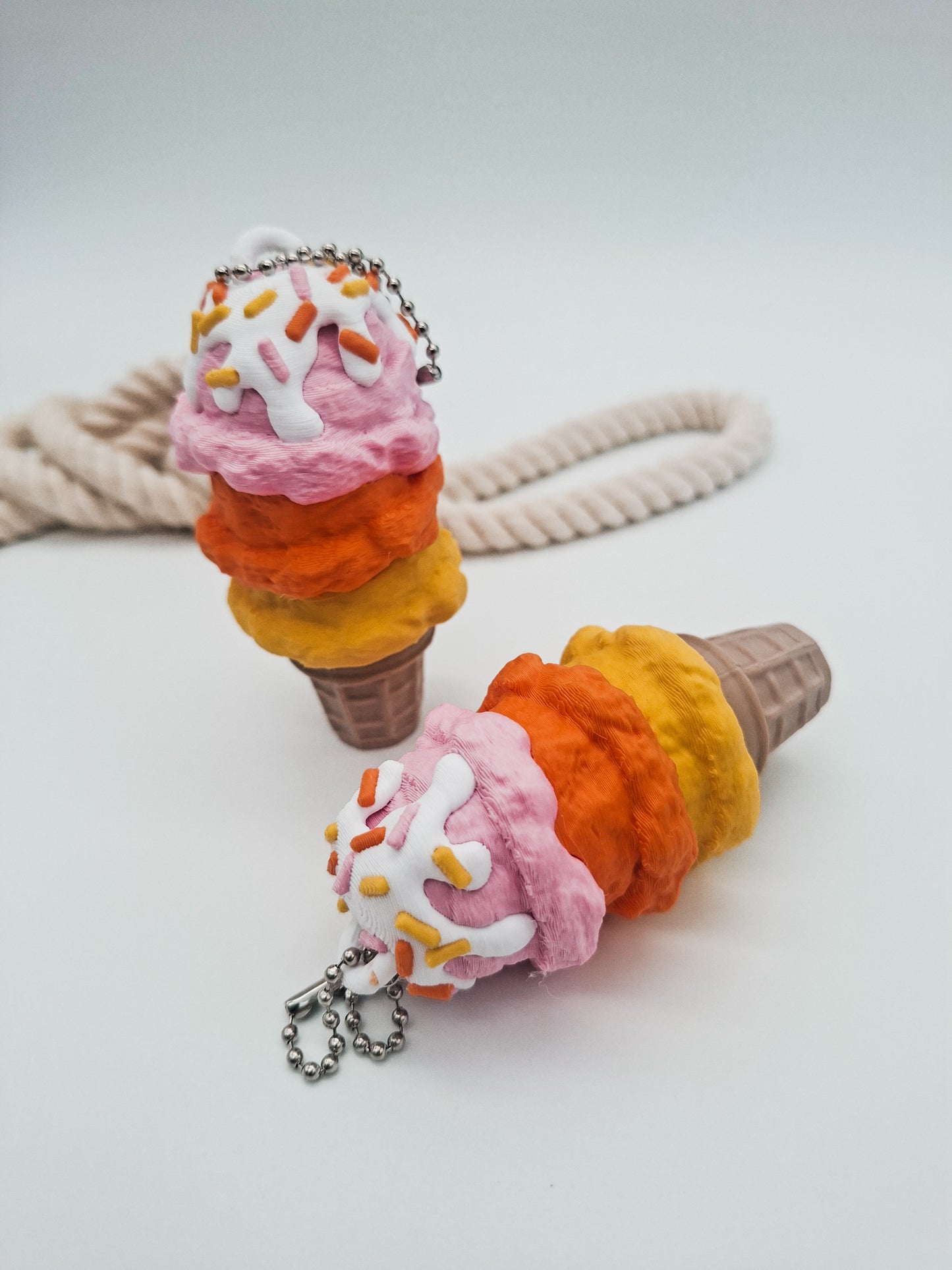 Eis Klicker – Süßer Fidget Klicker mit Schlüsselanhänger