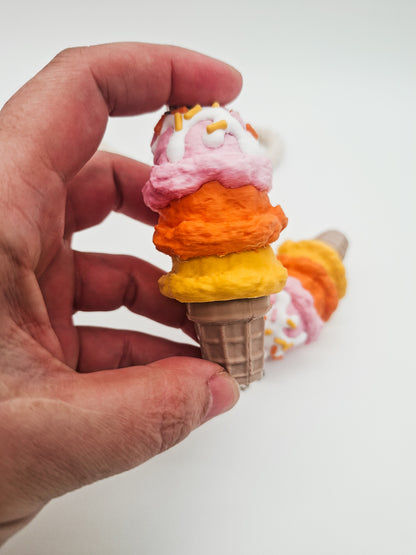 Eis Klicker – Süßer Fidget Klicker mit Schlüsselanhänger