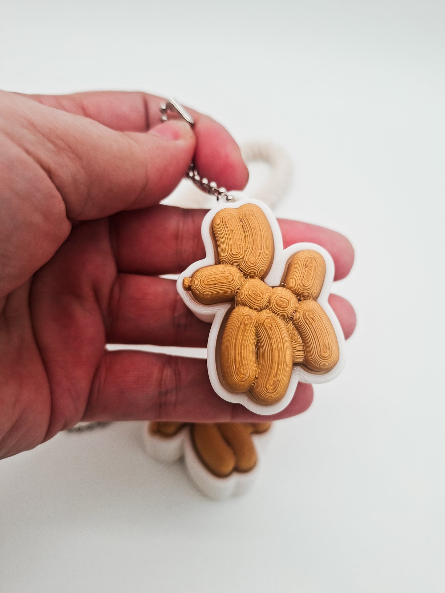 Ballon Hund Klicker – Niedlicher Fidget Klicker mit Schlüsselanhänger