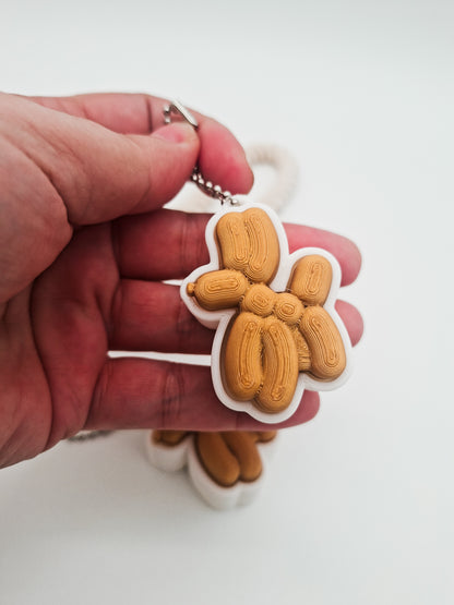 Ballon Hund Klicker – Niedlicher Fidget Klicker mit Schlüsselanhänger