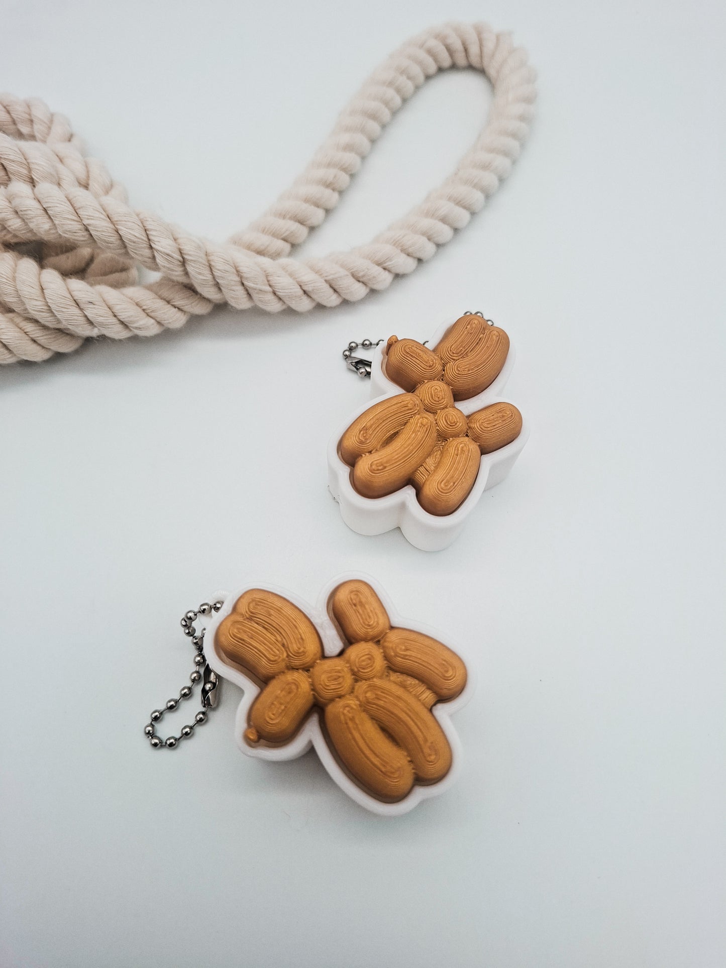 Ballon Hund Klicker – Niedlicher Fidget Klicker mit Schlüsselanhänger
