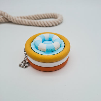 3D-gedruckter Planschbecken Fidget Klicker mit liebevollem Design.