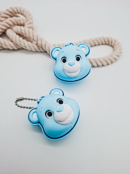 3D-gedruckter Bärchen Fidget Klicker mit liebevollem Design.