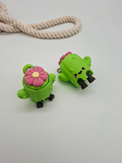 3D-gedruckter Kaktus Fidget Klicker mit liebevollem Design.