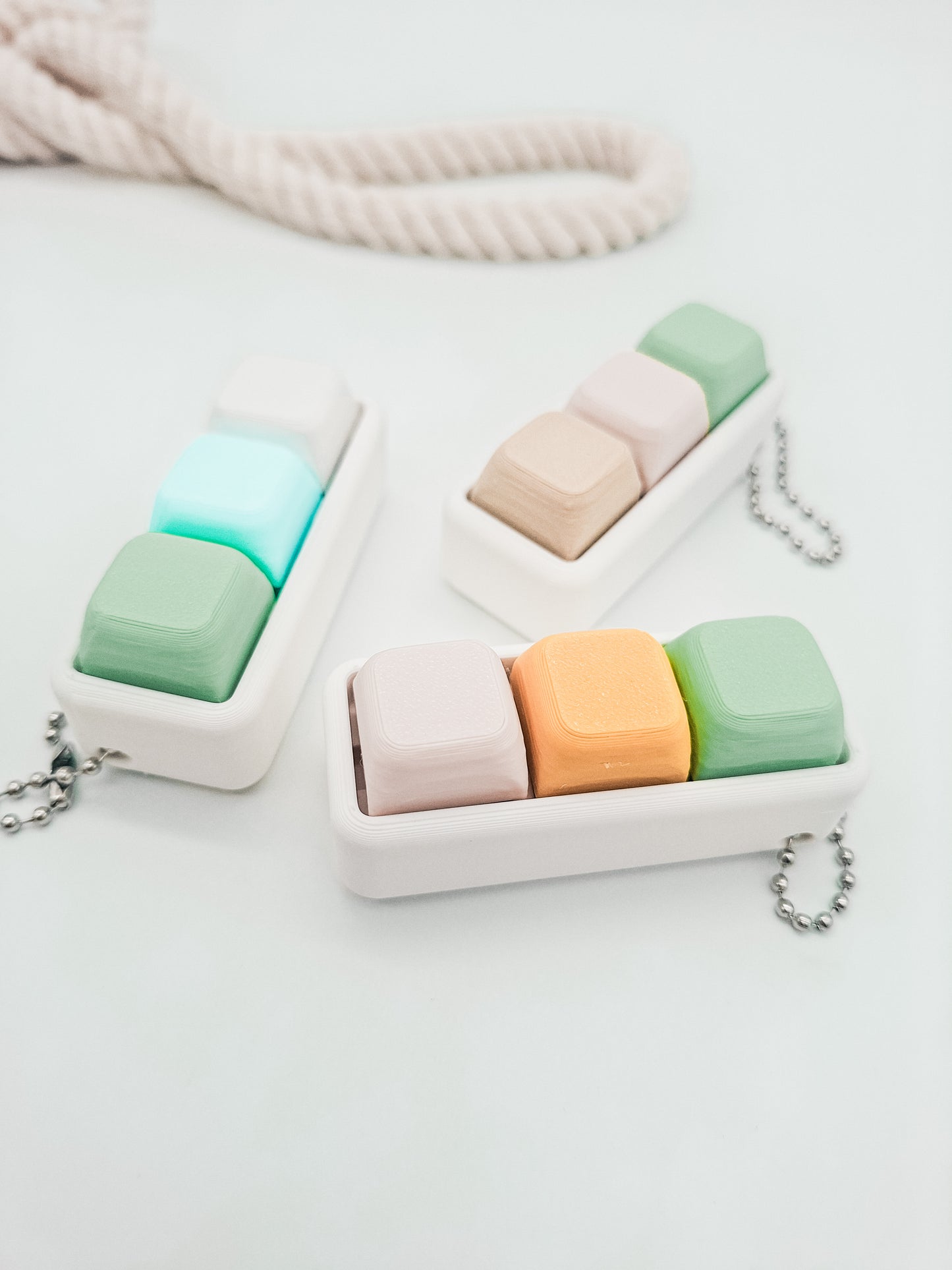 Keyboard Klicker – 3er Fidget Keycap | Sensorischer Klicker für Fokus & Entspannung