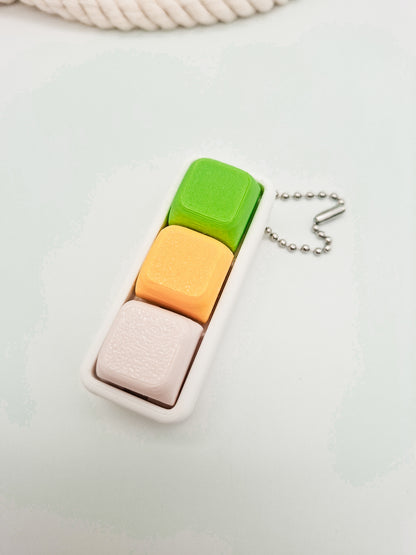 Keyboard Klicker – 3er Fidget Keycap | Sensorischer Klicker für Fokus & Entspannung