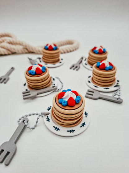 3D-gedruckter Pancake Fidget Klicker mit liebevollem Design.