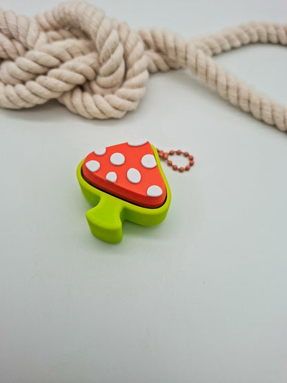 Bunter Fliegenpilz Fidget Klicker | 3D-gedrucktes Desk Toy
