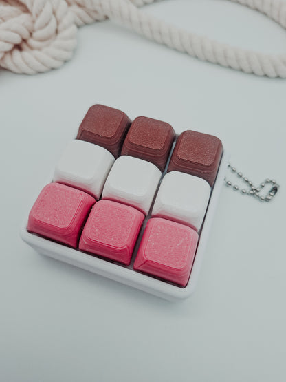 Keyboard Klicker – 9er Fidget Keycap | 3D-gedrucktes Desk Toy