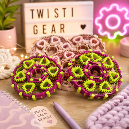 Twisti Gear – Beweglicher Zahnrad-Fidget