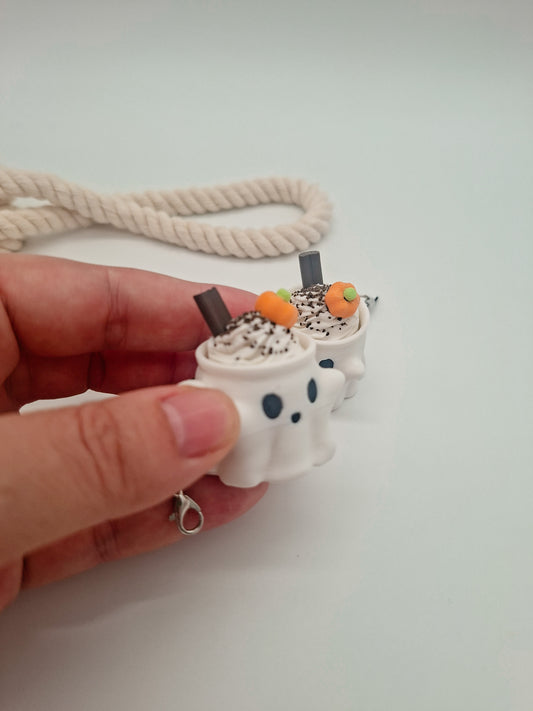 3D-gedruckter Geistertasse Fidget Klicker mit liebevollem Design.