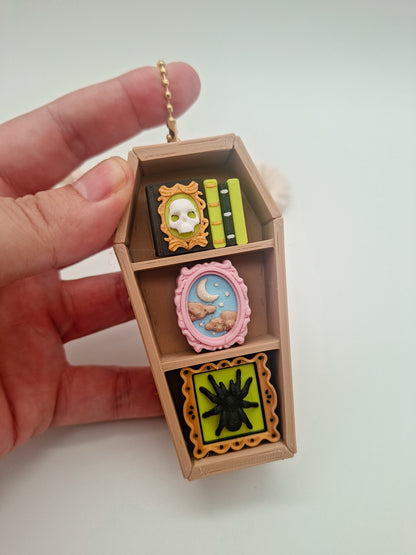 3D-gedruckter Sarg Fidget Klicker mit liebevollem Design.