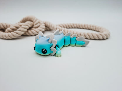 Bubbles Axolotl – der kleine Wirbelwind