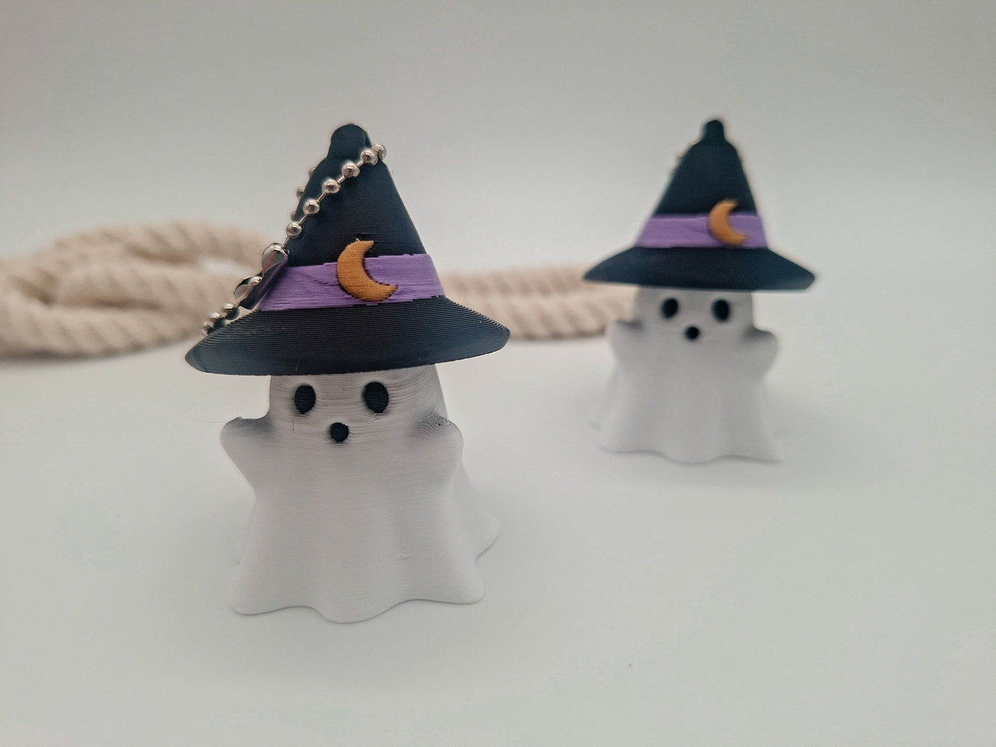 3D-gedruckter Geist Fidget Klicker mit liebevollem Design.
